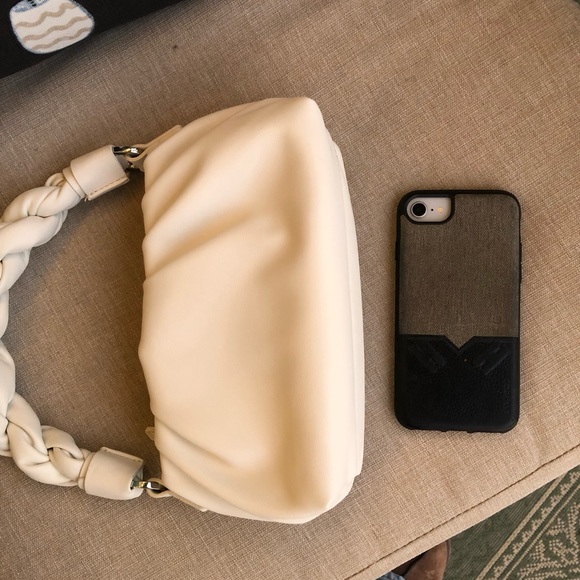 Mango Plaited Strap Cross Body Bag, White - Picture 7 of 8